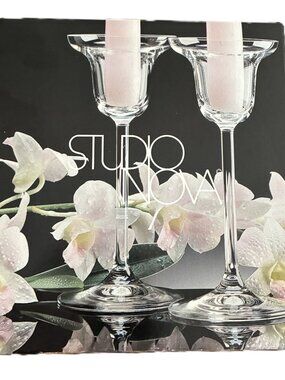 Studio Nova Solano Candle Holders Set Of 2 New In Box